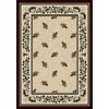 Milliken Milliken Bryony 8 X 11 Dark Chocolate Area Rugs