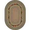 Milliken Milliken Springtime Braid 4 X 5 Oval Maize Area Rugs