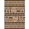 Milliken Milliken Kiva 5 X 8 Oval Velvet Brown Area Rugs