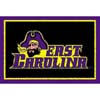 Logo Rugs Logo Rugs East Carolina University East Carolina Area Rug 3 X 5