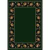 Milliken Milliken Floral Lace 8 Round Emerald Ii Area Rugs