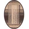 Milliken Milliken Aspire 4 X 5 Oval Dark Brown Area Rugs