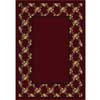 Milliken Milliken Rose Bower 2 X 16 Runner Cranberry Ii Area Rugs