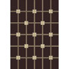 Milliken Milliken Geometrica 2 X 8 Runner Dark Chocolate Antique Area Rug
