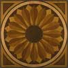 Anderson Anderson Sunflower Medallion 40 X 40 Sunflower Medallion Hardwoo