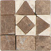 Tesoro Tesoro Genova Listello Noce / beige Corner Tile  &  Stone