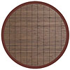 Anji Mountain Bamboo Rug, Co Anji Mountain Bamboo Rug, Co Villager Bamboo Rug 7 Round Coffee