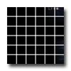 Diamond Tech Glass Diamond Tech Glass Stained Glass Mosaic Black Solid Tile  &  Stone