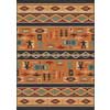 Milliken Milliken Kiva 5 X 8 Oval Smog Area Rugs