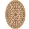 Milliken Milliken Halkara 4 X 5 Oval Gold Area Rugs