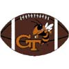 Logo Rugs Logo Rugs Georgia Tech University Georgia Tech Football 3 X 6 Ar