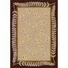 Milliken Milliken Nandinas 4 X 5 Oval Nutmeg Area Rugs