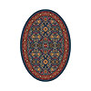 Milliken Milliken Kamil 8 X 11 Oval Blue Grey Area Rugs