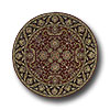 Kaleen Kaleen Tara 10 Round Augusta Burgundy Area Rugs