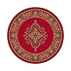 Milliken Milliken Merkez 8 Round Currant Red Area Rugs