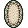 Milliken Milliken Fruit Medley 4 X 5 Oval Opal Area Rugs