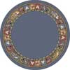 Milliken Milliken Toy Parade 8 Round Lapis Area Rugs