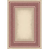 Milliken Milliken Old Gingham 5 X 8 Oval Opal Garnet Area Rugs
