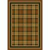 Milliken Milliken Magee Plaid 8 X 11 Golden Amber Area Rugs