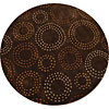 Radici USA Radici Usa Elegance 8 Round Hazelnut Area Rugs