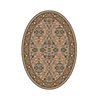 Milliken Milliken Kamil 4 X 5 Oval Hillcrest Sage Area Rugs