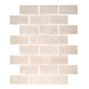Ilva Ilva Crema Marfil Brick Mosaic Offset Brick Natural Tile  &  Stone