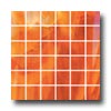 Diamond Tech Glass Diamond Tech Glass Stained Glass Mosaic Bright Orange Opalescent