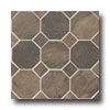 Daltile Daltile Aspen Lodge Octagon / dot Mosaic Midnight Blaze Tile  &  Sto