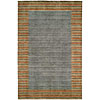 Harounian Rugs International Harounian Rugs International European 5 X 8 Blue Area Rugs