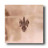 Crossville Crossville Questech Metals Copper 6 X 6 Fleur Di Lis Polished Ti