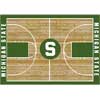 Milliken Milliken Michigan State Basketball 11 X 13 Michigan State Area R