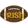 Logo Rugs Logo Rugs Notre Dame University Notre Dame Football 15 inch  X 24 &