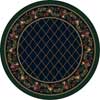 Milliken Milliken Fruit Medley 8 Round Sapphire Area Rugs