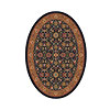 Milliken Milliken Kamil 8 X 11 Oval Ebony Area Rugs