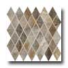 Marazzi Marazzi Vesale Stone Diamond Mosaic Smoke Tile  &  Stone