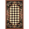 Trans-Ocean Import Co. Trans-ocean Import Co. Tuscany 2 X 3 Rooster Black Area Rugs