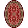 Milliken Milliken Halkara 8 X 11 Oval Red Cinnamon Area Rugs