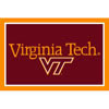 Logo Rugs Logo Rugs Virginia Tech University Virginia Tech Area Rug 4 X 6