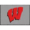 Logo Rugs Logo Rugs Wisconsin University Wisconsin Entry Mat 2 X 2 Area Ru