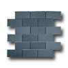 Mirage Tile Mirage Tile Lava Stone Mosaic Classic Brick 2 X 4 (honed) Tile  &