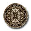 Kaleen Kaleen Mystical Garden 10 Round Cornflower Fawn Area Rugs