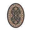 Milliken Milliken Sumero 8 X 11 Oval Cream Ebony Area Rugs