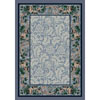 Milliken Milliken Rose Damask 8 X 11 Lapis Area Rugs