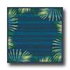 Milliken Milliken Palm 2 X 8 Runner Blue Grey Area Rugs