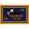 Logo Rugs Logo Rugs Georgia Tech University Georgia Tech Area Rug 4 X 6 Ar