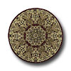 Kaleen Kaleen Tara 12 Round Henri Red Area Rugs