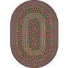 Milliken Milliken Woodstock Braid 4 X 5 Oval Light Lapis Area Rugs