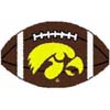 Logo Rugs Logo Rugs Iowa University Iowa Football 3 X 6 Area Rugs