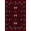 Milliken Milliken Prairie Star 2 X 8 Runner Garnet Area Rugs