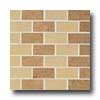 Crossville Crossville Empire Mosaic Brick Cognac  &  Crown Dore Tile  &  Stone
